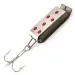 Vintage   Jake's Lures Lil Jake, 1/3oz Nickel / Red fishing spoon #16053