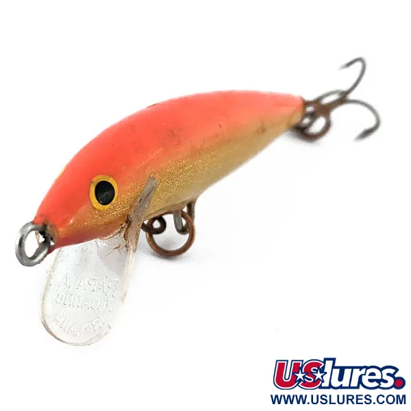 Vintage Rapala Original Floater F7, 1/8oz fishing lure #14201