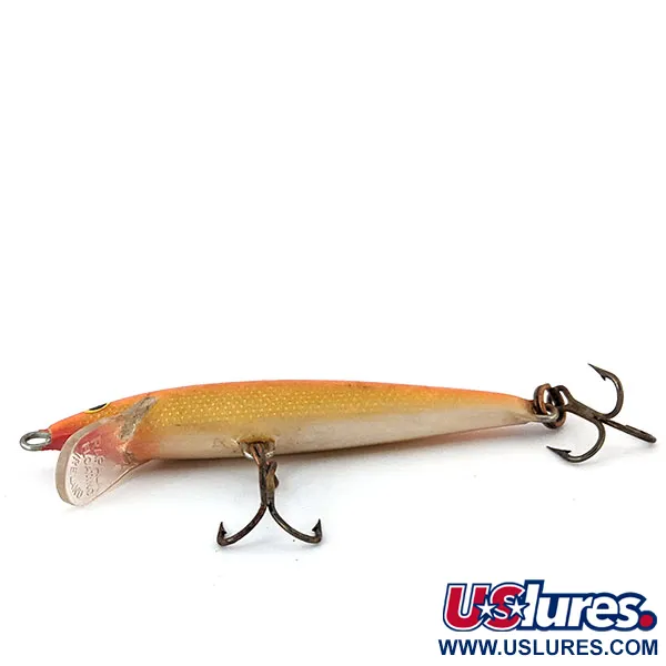 Vintage Rapala Original Floater F7, 1/8oz fishing lure #14201