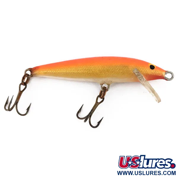 Vintage Rapala Original Floater F7, 1/8oz fishing lure #14201