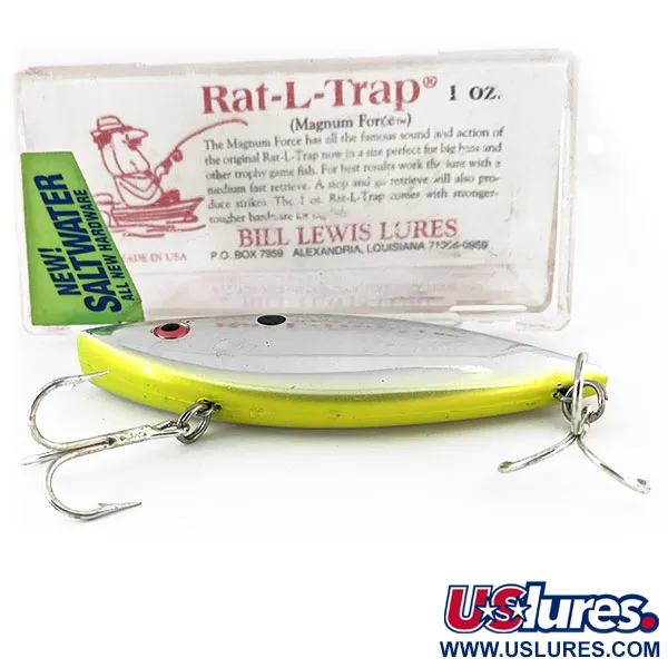 Bill Lewis Rat-L-Trap Magnum, 1oz fishing lure #14207