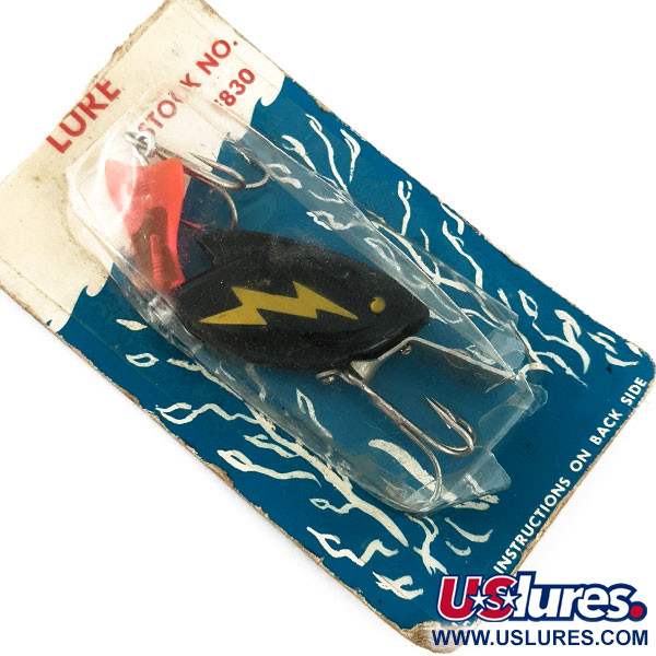   Atlantic Lures Flashtail, 1/3oz Black / Yellow / Red fishing lure #14210