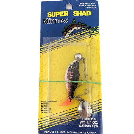 Renosky Lures Renosky Super Shad, 1/4oz spinning lure #14216