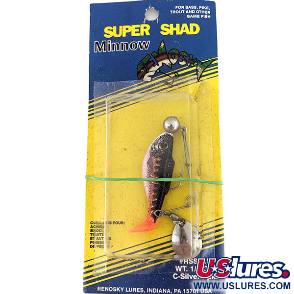Renosky Lures Renosky Super Shad, 1/4oz spinning lure #14216