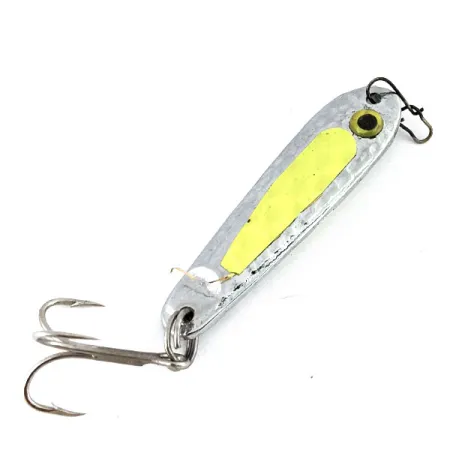 Vintage Bass Pro Shops Strata Spoon Jig Lure, 3/4oz Hammered Nickel fishing spoon #14235