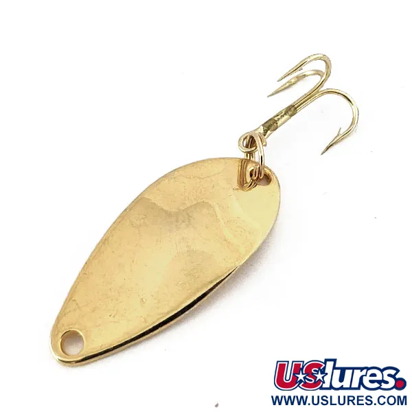 Vintage   Acme Little Cleo, 1/8oz Gold fishing spoon #14237