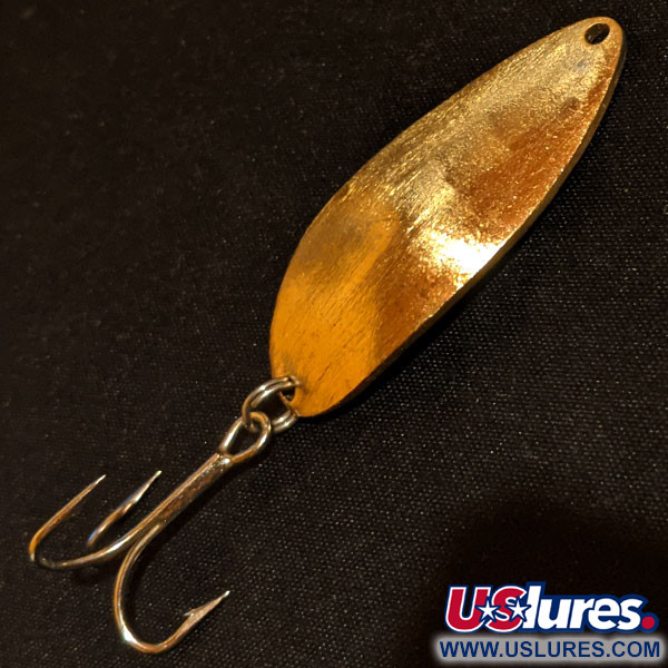 Vintage  Seneca Little Cleo (Hula Girl), 2/3oz Copper fishing spoon #14240