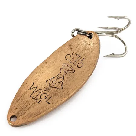 Vintage Seneca Little Cleo (Hula Girl), 2/3oz Copper fishing spoon #14240