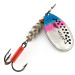 Vintage   Mepps Aglia 5, 1/2oz Silver / Rainbow Trout spinning lure #14248