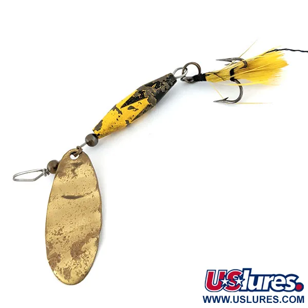 Vintage   ​Glen Evans Shyster, 1/4oz Gold spinning lure #14262