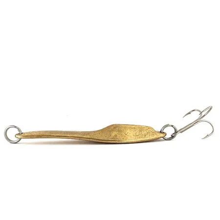 Vintage ​Johnson Lujon Jig Lure, 2 1/2oz Brass fishing spoon #14266