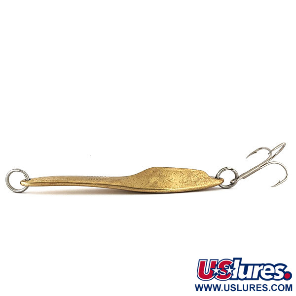 Vintage   ​Johnson Lujon Jig Lure, 2 1/2oz Brass fishing spoon #14266