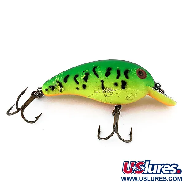 Vintage   Cotton Cordell Big O, 1/4oz Fire Tiger fishing lure #14268