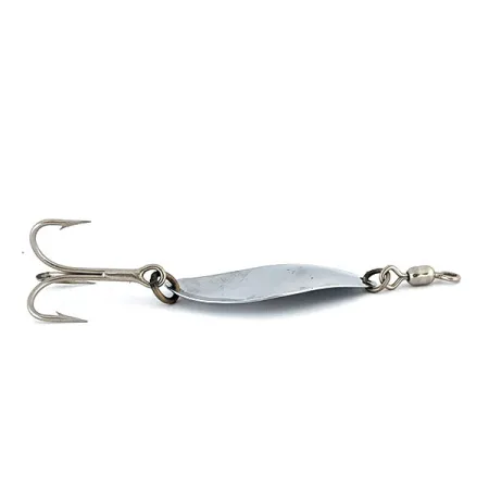 Vintage Luhr Jensen Manistee 3, 1/3oz Silver / Blue fishing spoon #14270