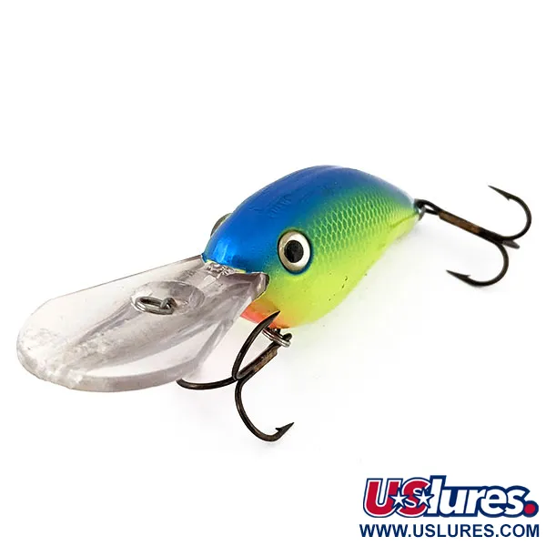 Vintage Strike King Model 6XD UV, 1oz fishing lure #14273