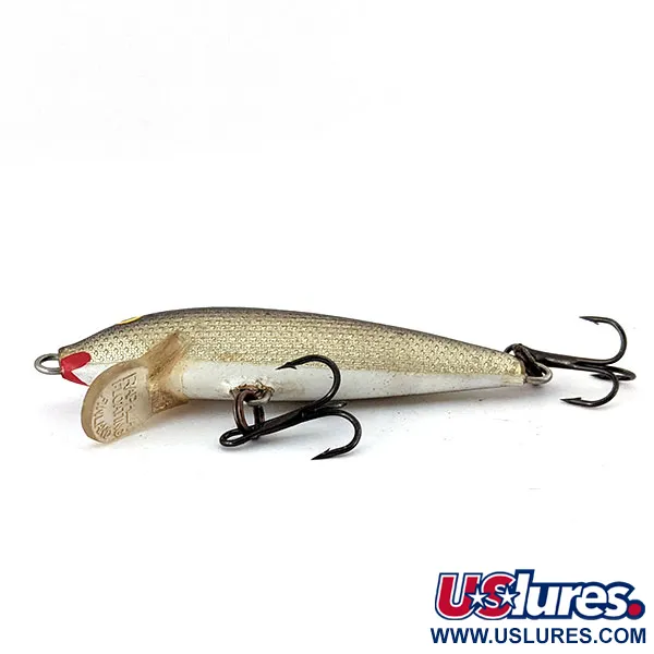 Vintage Rapala Original Floater F5, 3/32oz G (Gold) fishing lure #14276