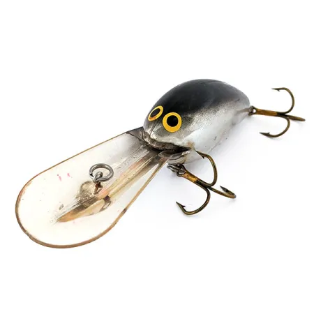 Vintage Norman DD22 HD (Heavy Diver), 1oz Black / Gray fishing lure #14286