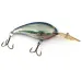 Vintage   Norman DD14, 3/5oz Silver / Green / covered with colorful Glitter fishing spoon #14287