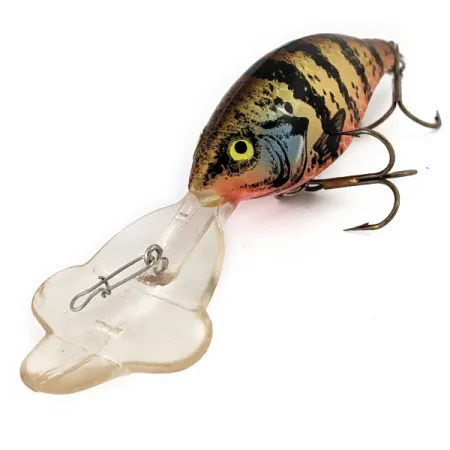 Vintage Luhr Jensen Hot Lips Express , 1/2oz Perch fishing lure #14289