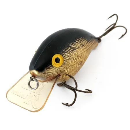 Vintage Rebel Mini R, 3/5oz Gold fishing lure #14291