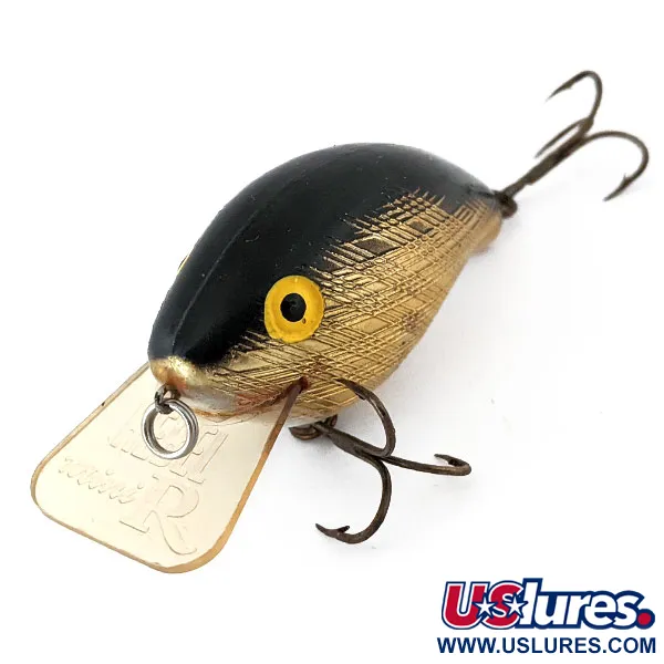 Vintage Rebel Mini R, 3/5oz Gold fishing lure #14291