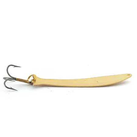 Vintage ​Acme Flash-King Wobbler , 1/4oz Gold fishing spoon #14299