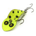 Vintage   ​Buck Perry spoonplug UV, 1/3oz Chartreuse UV Glow in UV light, Fluorescent fishing spoon #14300