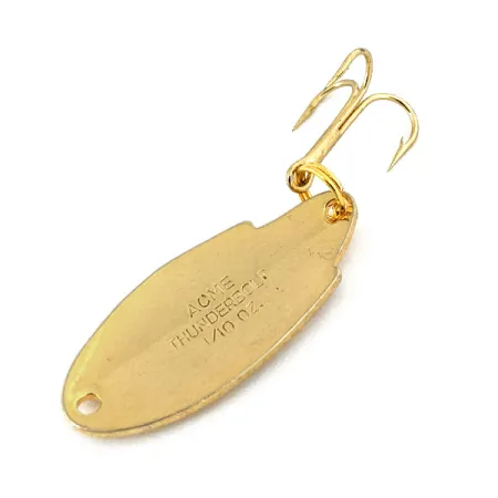 Vintage Acme Thunderbolt, 1/8oz Gold fishing spoon #14307