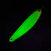 Vintage   Bay de Noc Swedish pimple #6 UV, 1/2oz Chartreuse fishing spoon #14309