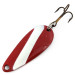 Vintage  Acme Wonderlure, 1/4oz Red / White / Nickel fishing spoon #14333