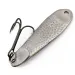 Vintage   Hopkins Shorty 75 Jig Lure, 3/4oz Hammered Nickel fishing spoon #14344