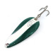 Vintage  Eppinger Dardevle Spinnie , 1/3oz Green / White / Nickel fishing spoon #14348