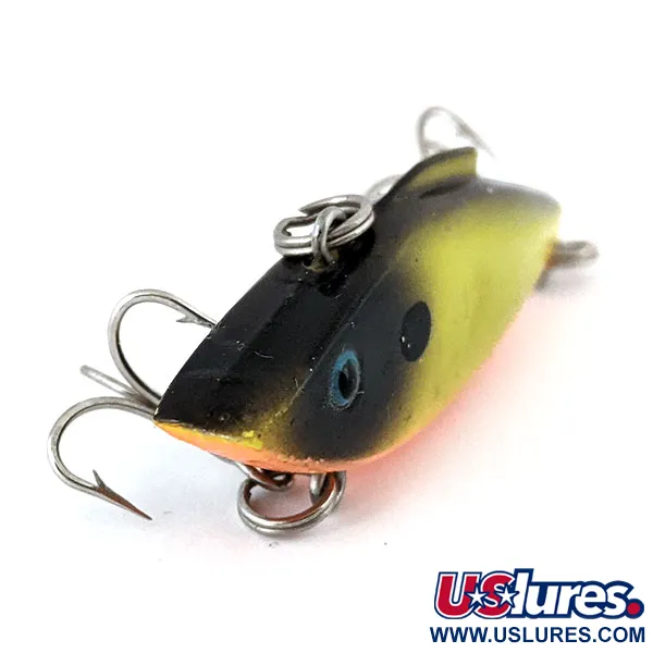 Vintage Bill Lewis Rat-L-Trap RT 09 UV, 3/16oz RT 09 CHARTREUSE / BLACK BACK fishing lure #14352