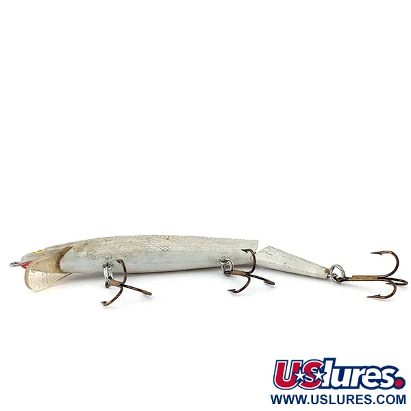 Vintage Rebel Floater Jointed J12, 1/3oz Silver / Light Blue fishing lure #14356