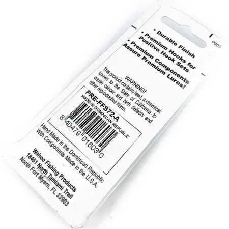 Wahoo Key Largo Swim'n Fin Jig Lure , 1/8oz fishing spoon #14371