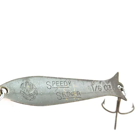 Vintage Thomas Speedy Shiner , 3/16oz Black / Red fishing spoon #14382