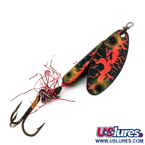 Vintage  Yakima Bait Worden’s Original Rooster Tail, 2/5oz Frog spinning lure #14396