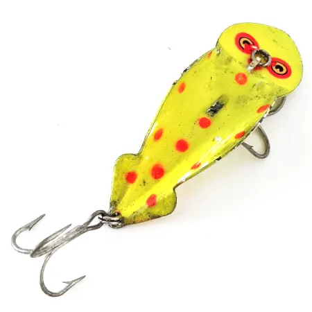 Vintage Other Buck Perry spoonplug UV, 1/3oz Fluorescent Yellow / Red #14400