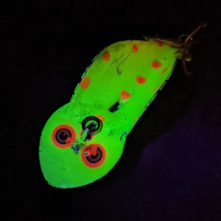 Vintage Other Buck Perry spoonplug UV, 1/3oz Fluorescent Yellow / Red #14400