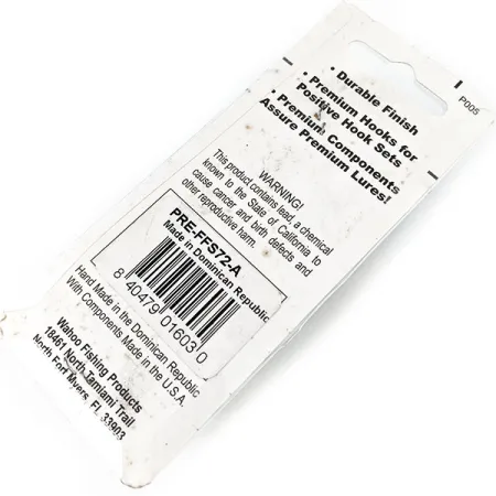 Wahoo Key Largo Swim'n Fin, Rattl, 2/5oz Fire Tiger fishing spoon #17799