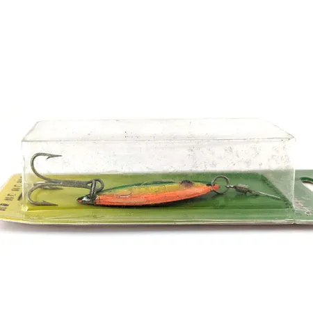 Wahoo Key Largo Swim'n Fin, Rattl, 2/5oz Fire Tiger fishing spoon #17799