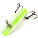 Vintage  Yakima Bait FlatFish F7 Glow, 1/8oz White / Green fishing lure #14417