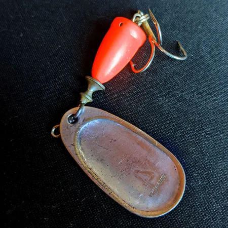 Vintage Blue Fox Super Vibrax 4, 3/8oz Silver spinning lure #15729