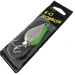  Acme K.O. Wobbler , 3/4oz Nickel / Green fishing spoon #14470