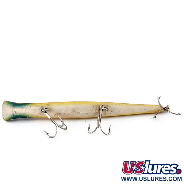 Vintage  Unknown Wooden Pencil Plug, 1/3oz  fishing lure #14489