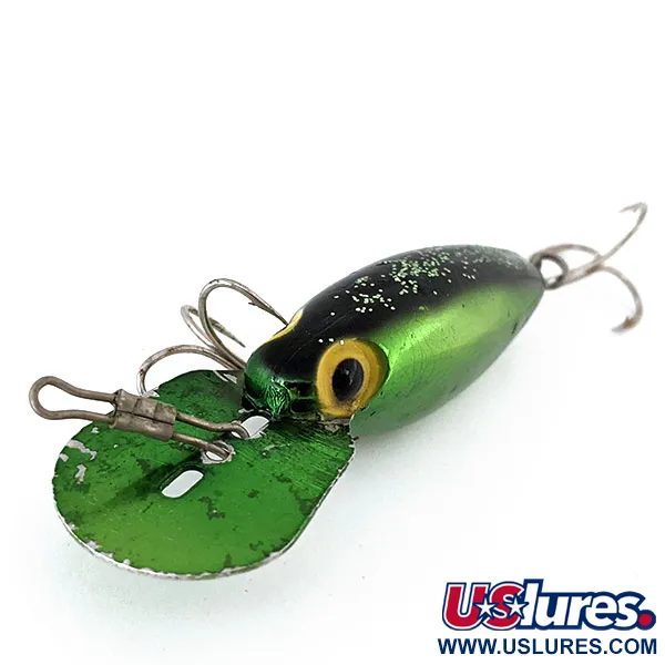 Vintage Storm Original Hot' N Tot, 2/5oz Green fishing lure #14492
