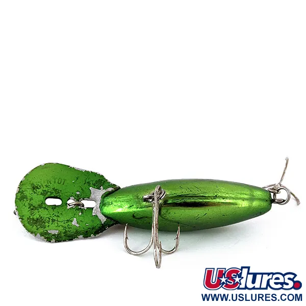 Vintage Storm Original Hot' N Tot, 2/5oz Green fishing lure #14492