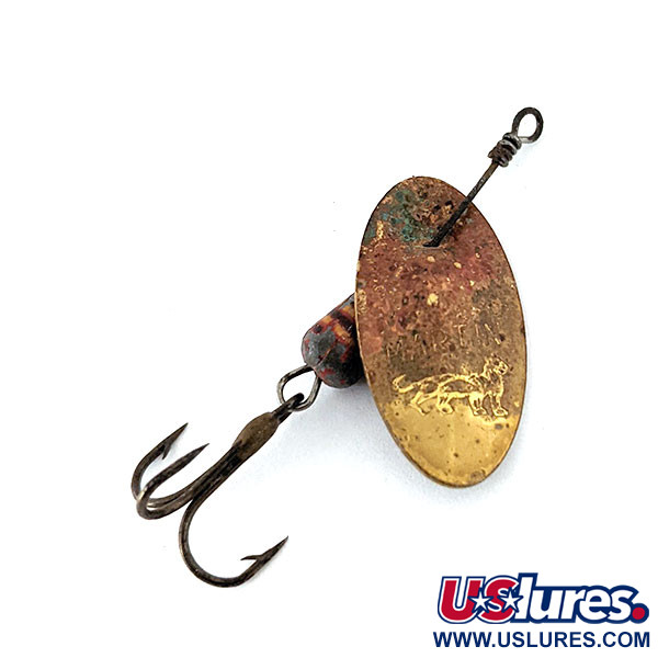 Vintage   Panther Martin 2, 3/32oz Bronze (Brass) spinning lure #14494