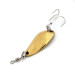  Luhr Jensen Lil' Kroc (Krocodile Stubby), 3/16oz Gold fishing spoon #15978