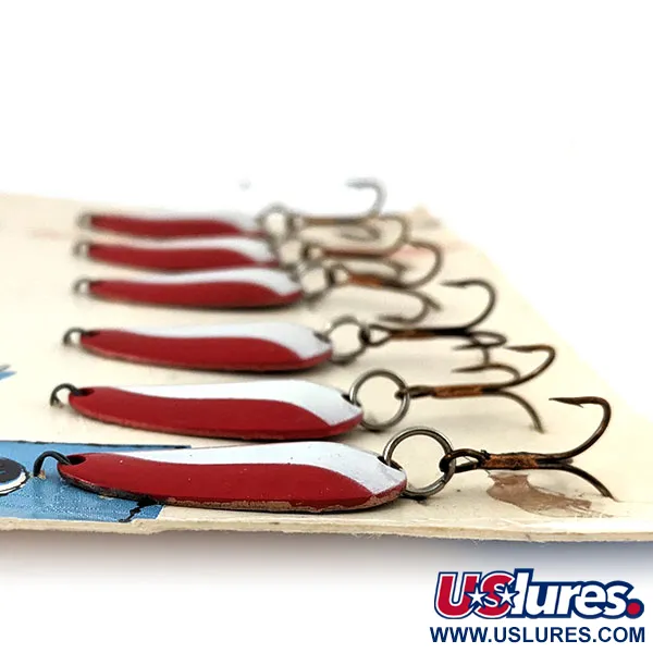   Glen Evans Pay-Off , 3/16oz Red / White / Copper fishing spoon #14509